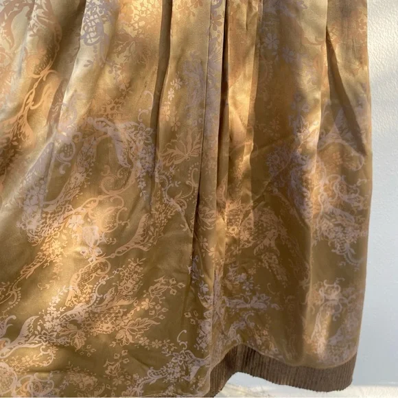 Tocca Green & Toffee Silk & Wool Fairy Dress Size 2 - Picture 5 of 11